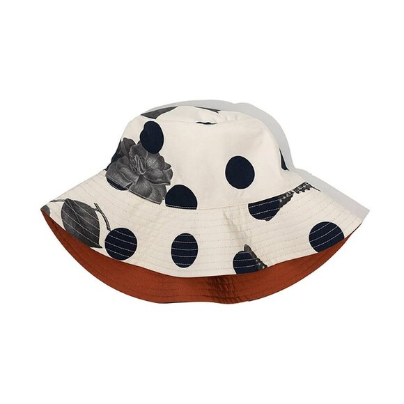 Lost Pattern NYC Accessories - NWT Lost Pattern NYC Noir Floral Reversible Bucket Hat